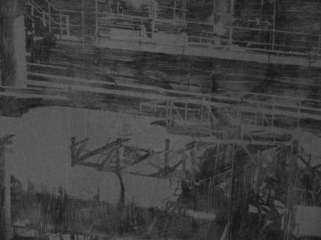 Murales nel corridoio di un’abitazione privata realizzata con la tecnica originale della monotipia su parete che conferisce al disegno un aspetto disegnato a matita.
